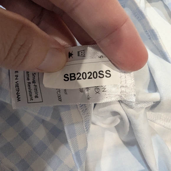 Smockingbird Blue Gingham Embroidered Bunny Patch Size 5T - Picture 7 of 9